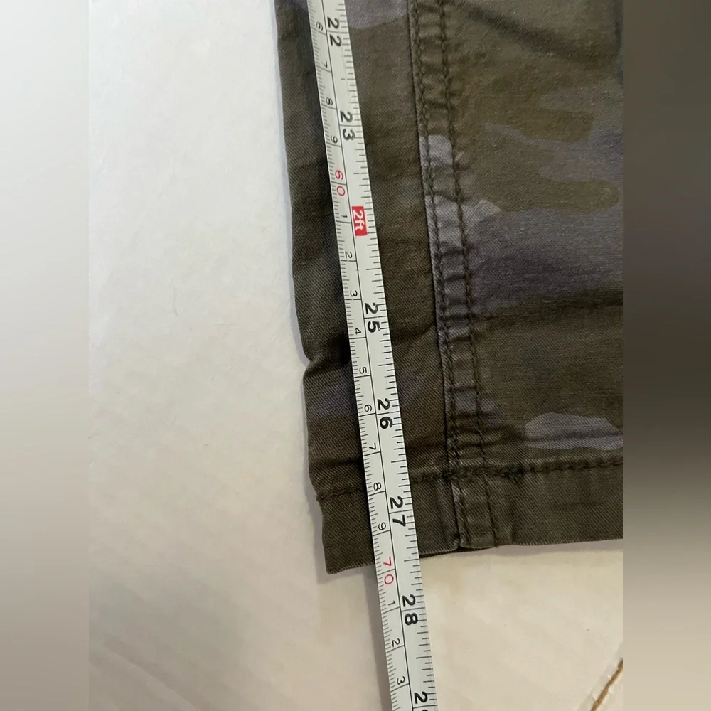 ANTHROPOLOGIE The Wanderer Moss Camouflage Pants Size 27 - Picture 9 of 9